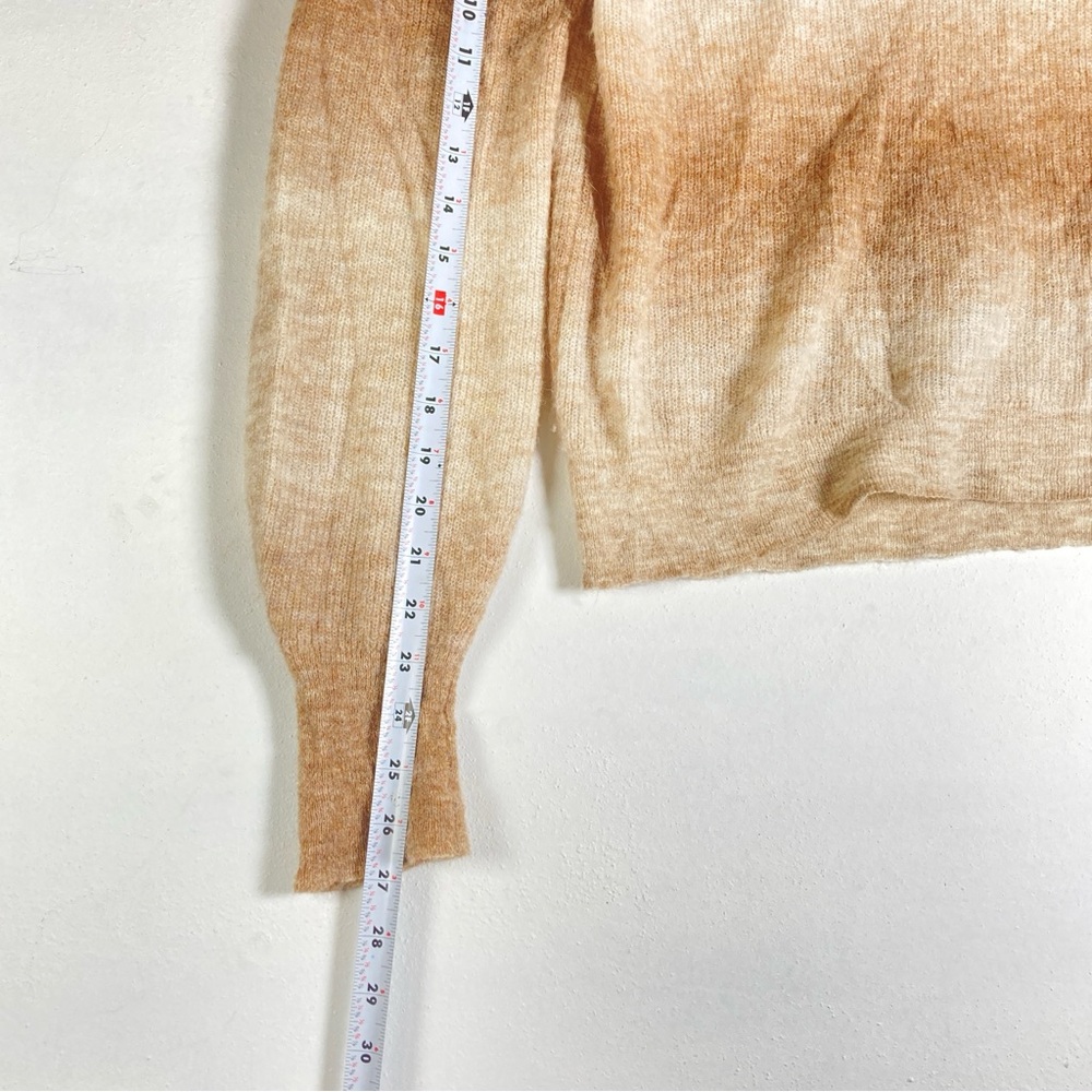 Madewell Sweater Ombre
Women Brown 
Deep V Neck Preppy Cozy Comfy Light Soft M - Picture 7 of 11